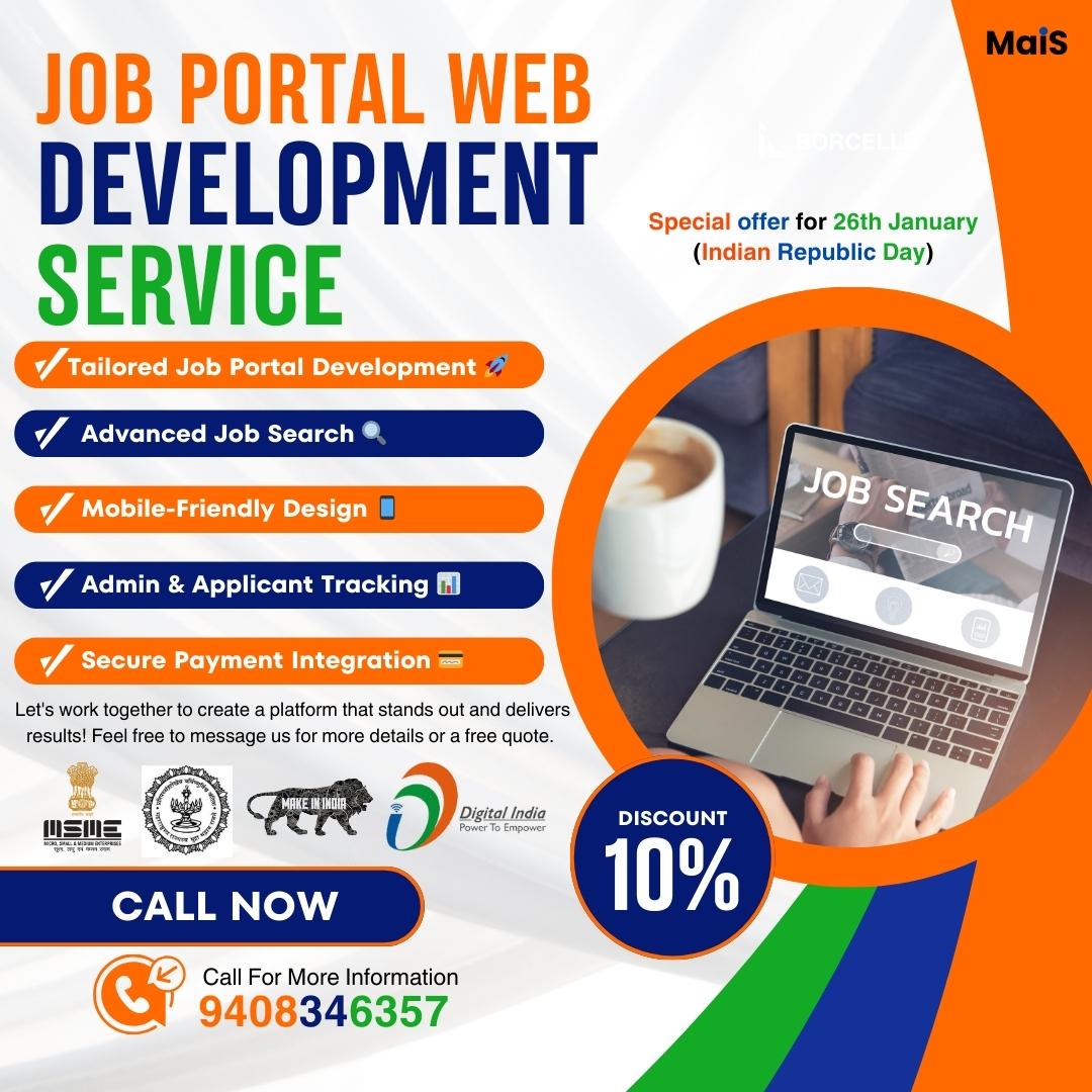Job Portal Website Development Services in India – Metrix AI